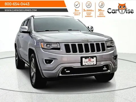 Silver 2015 Jeep Grand Cherokee Overland for sale in Gurnee, IL