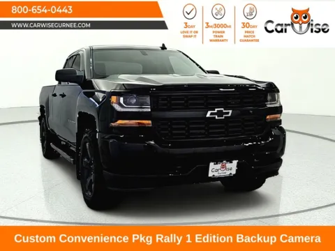 Black 2018 Chevrolet Silverado 1500 Custom for sale in Gurnee, IL
