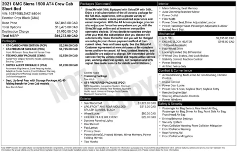 Another view of 2021 GMC Sierra 1500 AT4 for sale in Gurnee, IL at CarWise Gurnee