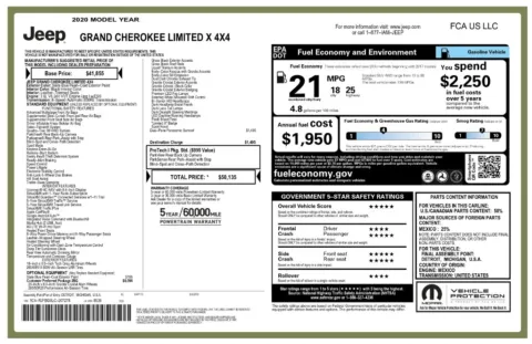 Another view of 2020 Jeep Grand Cherokee Limited X for sale in Gurnee, IL at CarWise Gurnee