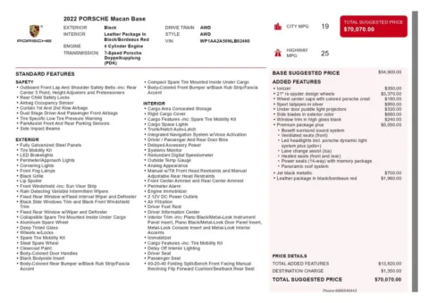 Another view of 2022 Porsche Macan for sale in Gurnee, IL at CarWise Gurnee