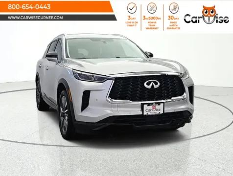 Silver 2023 INFINITI QX60 LUXE for sale in Gurnee, IL
