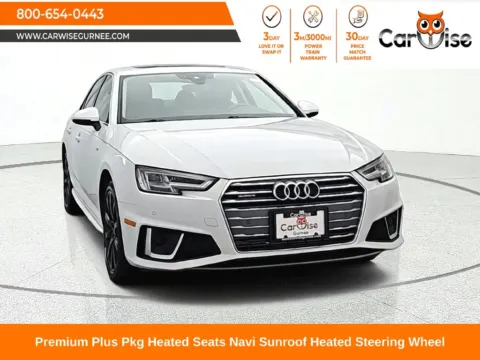 White 2019 Audi A4 2.0T Premium Plus for sale in Gurnee, IL