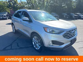 Silver 2019 Ford Edge Titanium for sale in Gurnee, IL