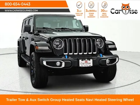 Black 2023 Jeep Wrangler Sahara 4xe for sale in Gurnee, IL