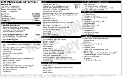 Another view of 2021 BMW X5 xDrive45e for sale in Gurnee, IL at CarWise Gurnee