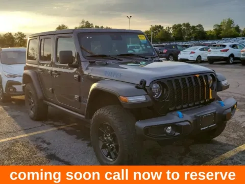 Gray 2024 Jeep Wrangler Willys 4xe for sale in Gurnee, IL