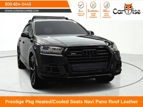 Black 2019 Audi Q7 55 Prestige for sale in Gurnee, IL