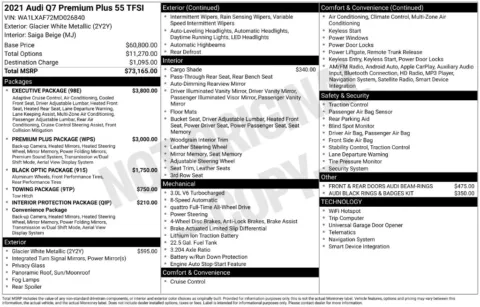 Another view of 2021 Audi Q7 55 Premium Plus for sale in Gurnee, IL at CarWise Gurnee