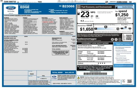 Another view of 2019 Ford Edge Titanium for sale in Gurnee, IL at CarWise Gurnee