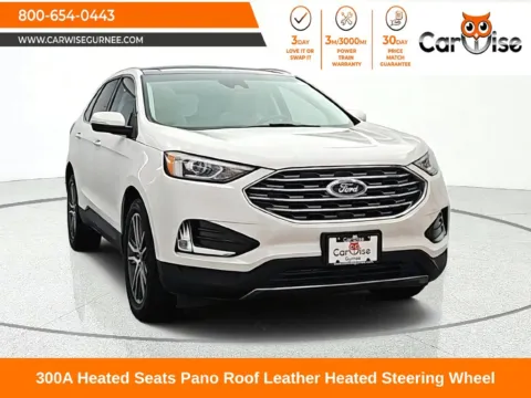 White 2019 Ford Edge Titanium for sale in Gurnee, IL