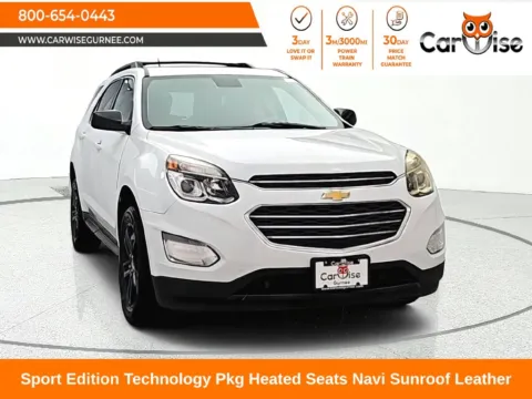 White 2017 Chevrolet Equinox LT for sale in Gurnee, IL