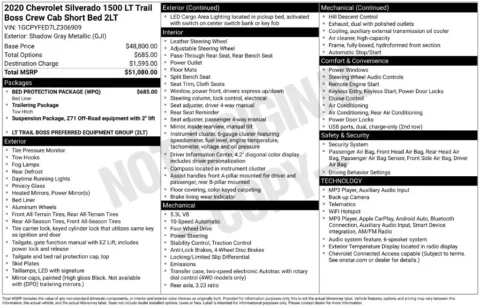 Another view of 2020 Chevrolet Silverado 1500 LT Trail Boss for sale in Gurnee, IL at CarWise Gurnee