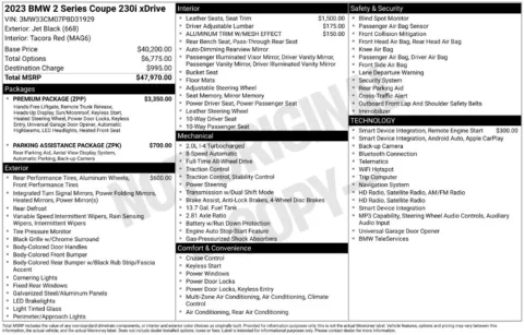 Another view of 2023 BMW 2 Series 230i xDrive for sale in Gurnee, IL at CarWise Gurnee