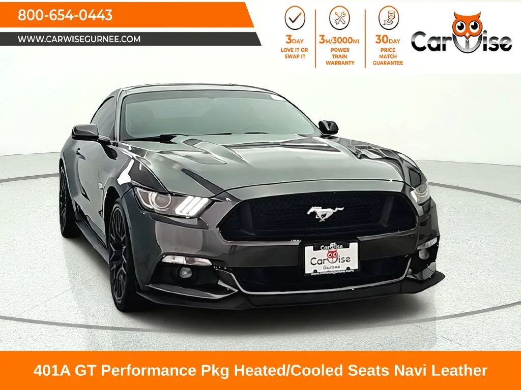 Gray 2017 Ford Mustang GT Premium for sale in Gurnee, IL