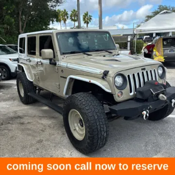 Brown 2017 Jeep Wrangler Unlimited Sahara for sale in Gurnee, IL