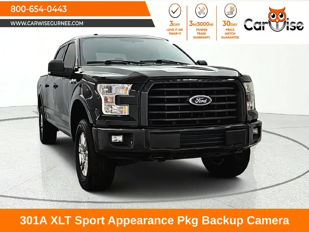 Black 2015 Ford F-150 XLT for sale in Gurnee, IL