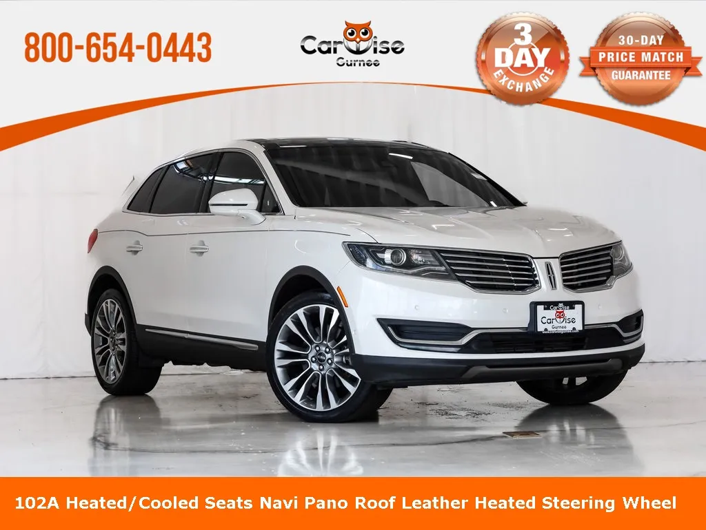 White 2016 Lincoln MKX Reserve for sale in Gurnee, IL