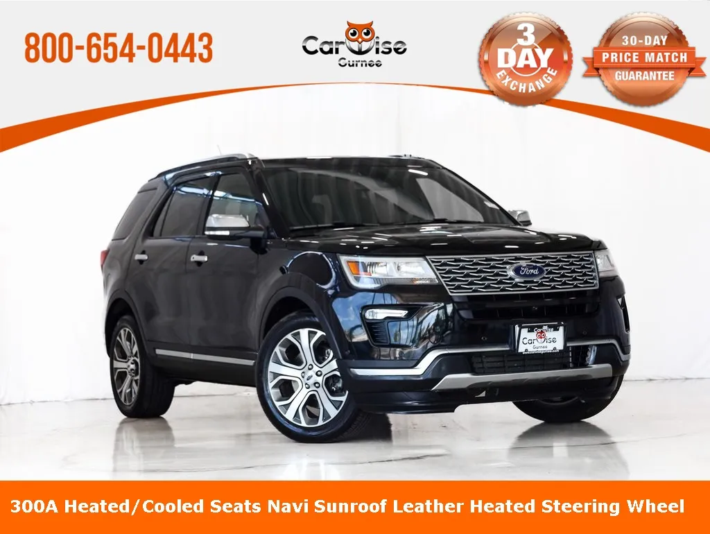 Black 2019 Ford Explorer Platinum for sale in Gurnee, IL