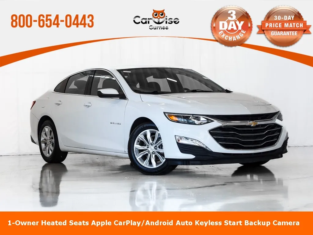 White 2022 Chevrolet Malibu LT for sale in Gurnee, IL