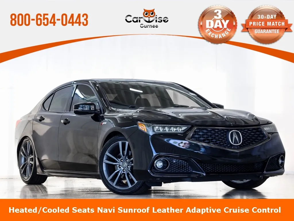 Black 2018 Acura TLX 3.5L V6 for sale in Gurnee, IL