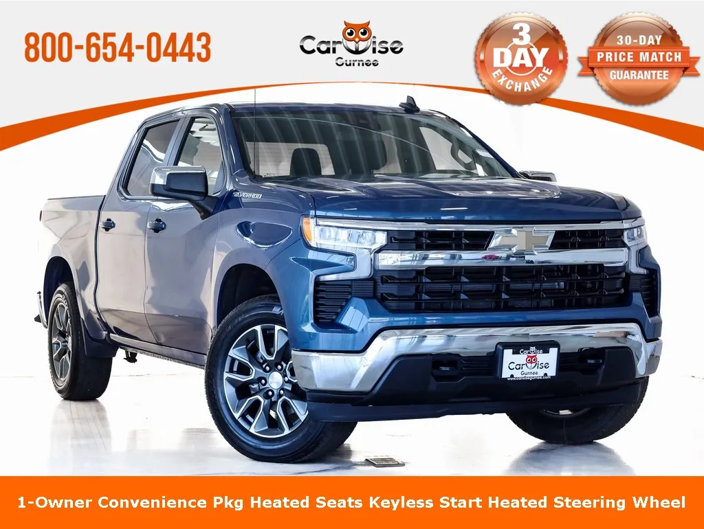 Blue 2024 Chevrolet Silverado 1500 LT for sale in Gurnee, IL