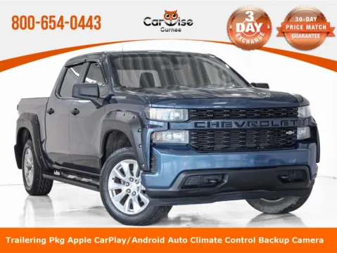 Blue 2019 Chevrolet Silverado 1500 Custom for sale in Gurnee, IL