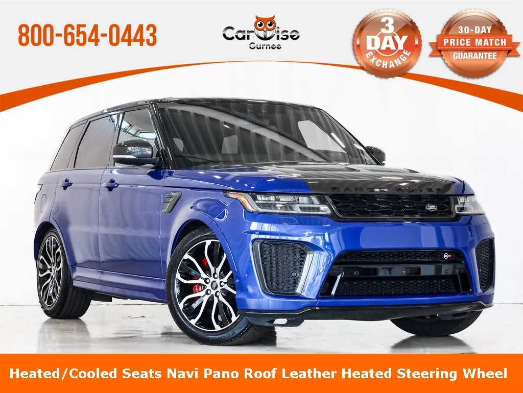 Blue 2018 Land Rover Range Rover Sport SVR for sale in Gurnee, IL