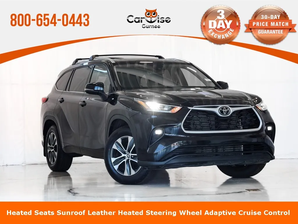 Black 2022 Toyota Highlander XLE for sale in Gurnee, IL
