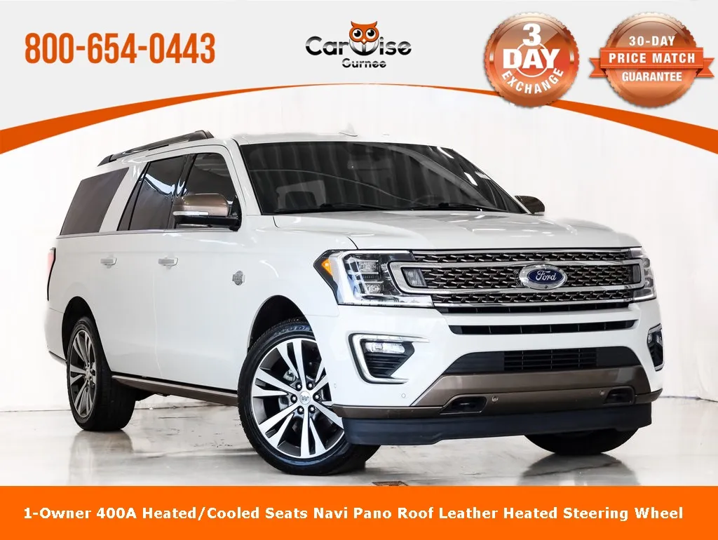White 2021 Ford Expedition Max King Ranch for sale in Gurnee, IL