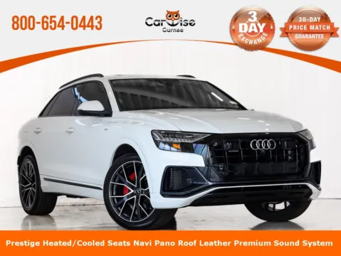 White 2019 Audi Q8 3.0T Prestige for sale in Gurnee, IL