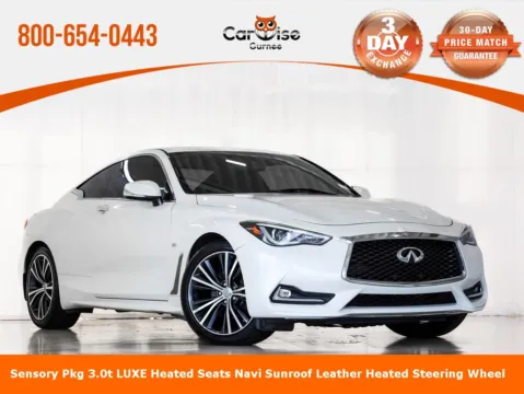 White 2018 INFINITI Q60 3.0t LUXE for sale in Gurnee, IL