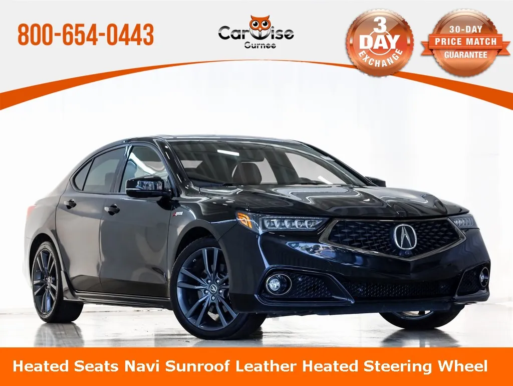 Black 2019 Acura TLX 3.5L Advance Pkg for sale in Gurnee, IL
