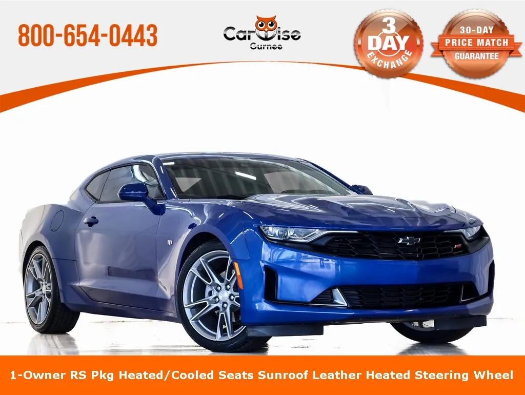 Blue 2022 Chevrolet Camaro 3LT for sale in Gurnee, IL