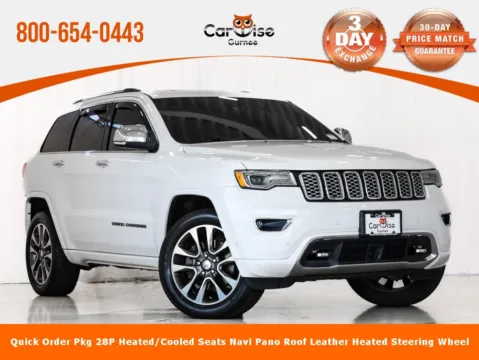 White 2017 Jeep Grand Cherokee Overland for sale in Gurnee, IL