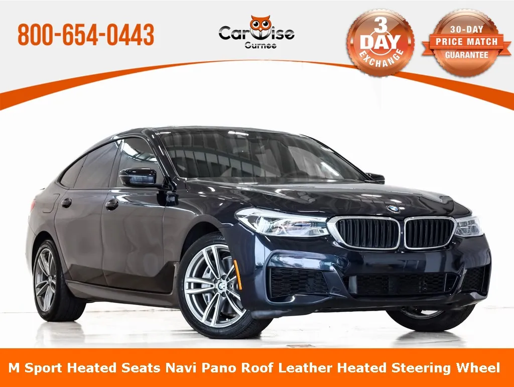 Black 2019 BMW 6 Series 640 Gran Turismo i xDrive for sale in Gurnee, IL