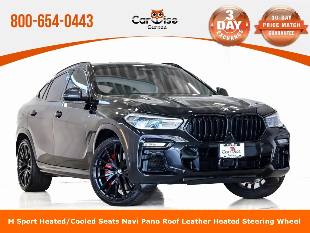Black 2021 BMW X6 M50i for sale in Gurnee, IL