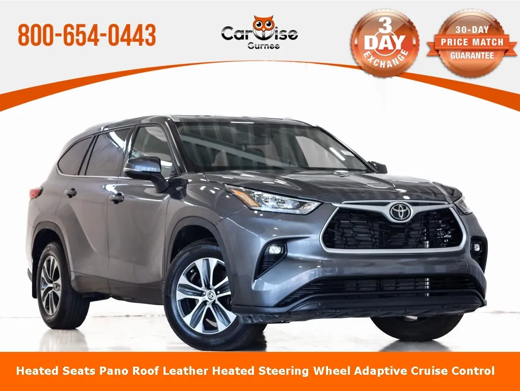 Gray 2022 Toyota Highlander XLE for sale in Gurnee, IL