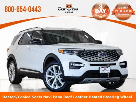 White 2022 Ford Explorer Platinum for sale in Gurnee, IL