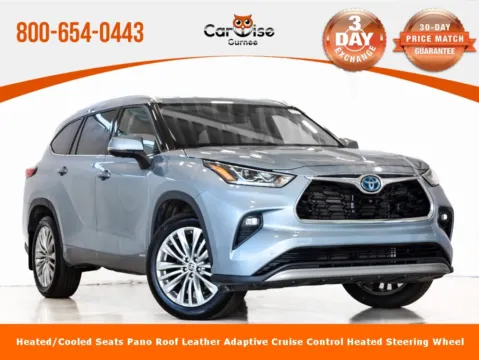 Gray 2023 Toyota Highlander Hybrid Platinum for sale in Gurnee, IL