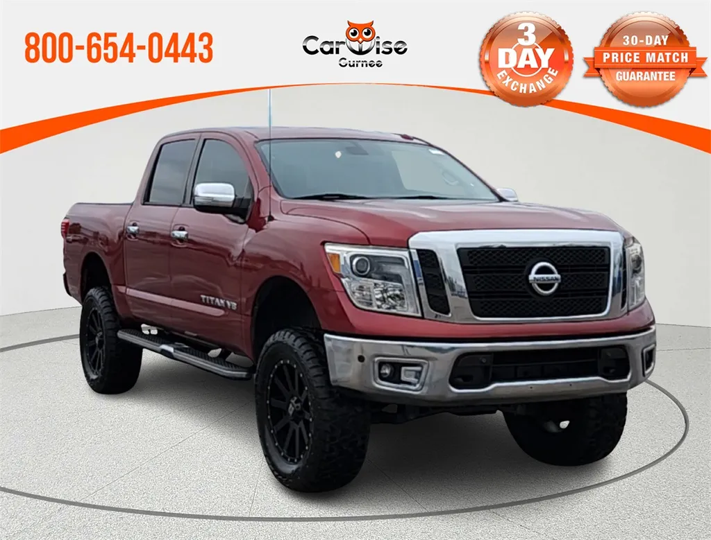 Red 2019 Nissan Titan SL for sale in Gurnee, IL