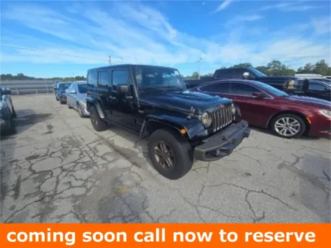 Black 2017 Jeep Wrangler Unlimited Sahara for sale in Gurnee, IL