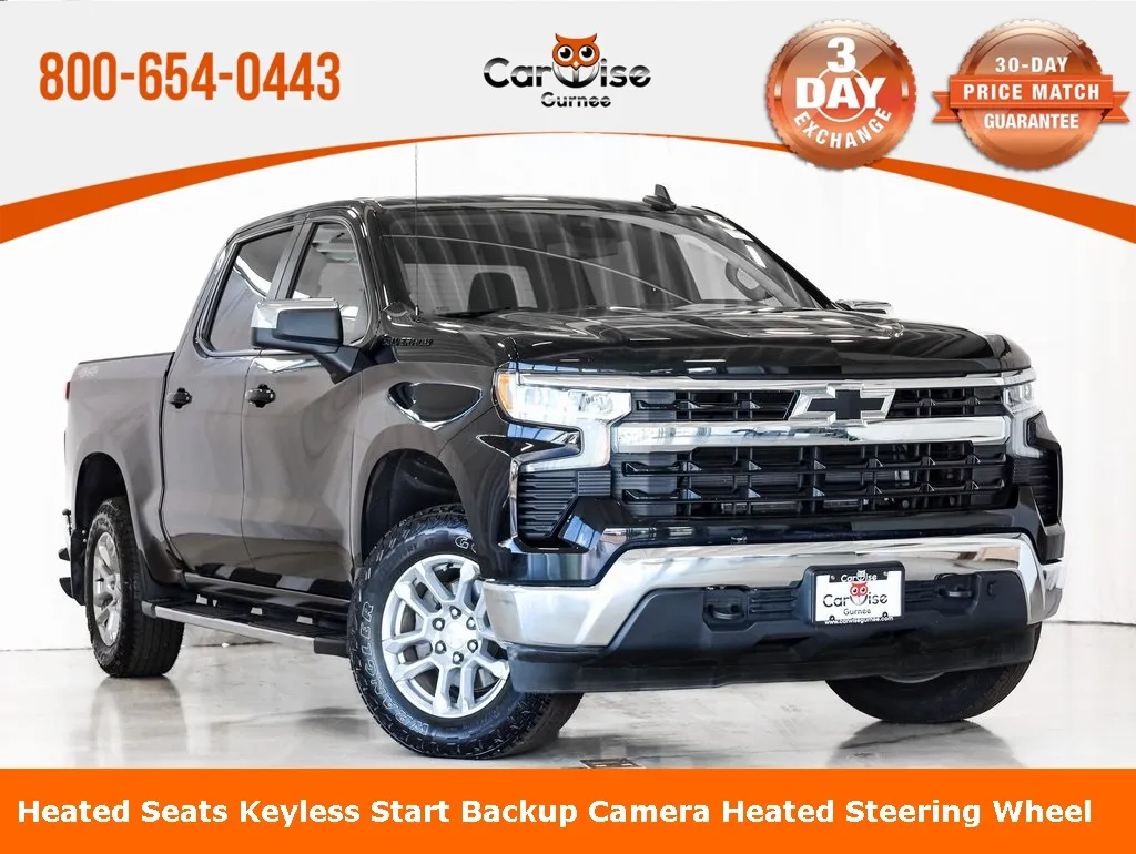 Black 2023 Chevrolet Silverado 1500 LT for sale in Gurnee, IL