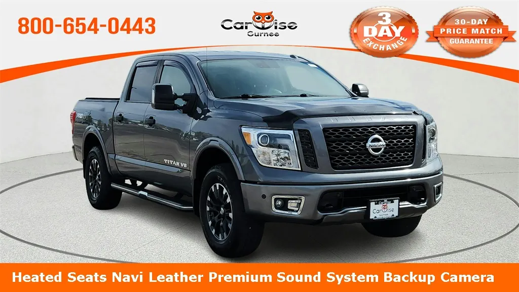 Gray 2019 Nissan Titan PRO-4X for sale in Gurnee, IL