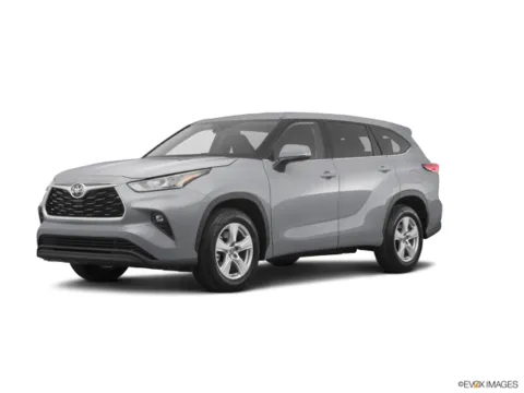 Silver 2021 Toyota Highlander LE for sale in Gurnee, IL