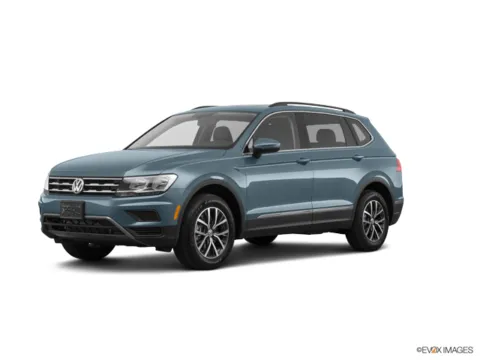 Blue 2021 Volkswagen Tiguan 2.0T SE for sale in Gurnee, IL