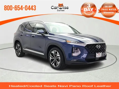 Blue 2019 Hyundai Santa Fe Ultimate for sale in Gurnee, IL