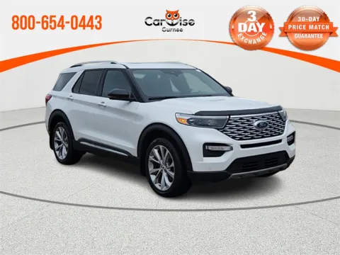 White 2021 Ford Explorer Platinum for sale in Gurnee, IL