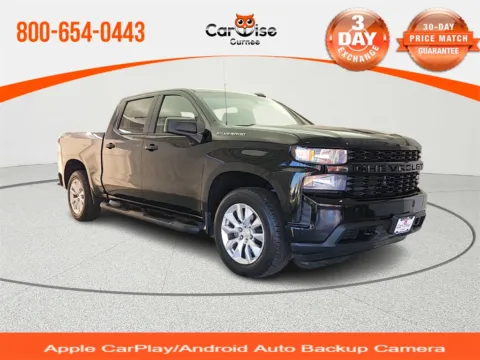 Black 2020 Chevrolet Silverado 1500 Custom for sale in Gurnee, IL