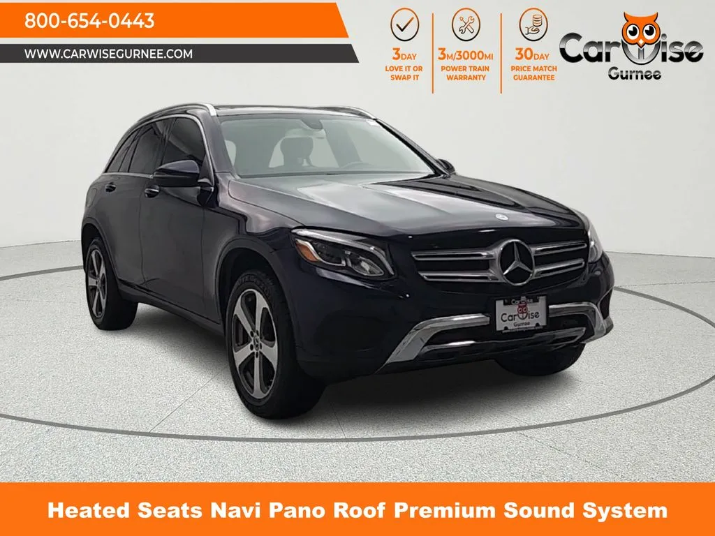 Black 2017 Mercedes-Benz GLC 300 for sale in Gurnee, IL